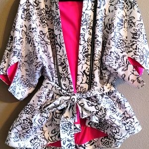 Black, White and Pink Jacket